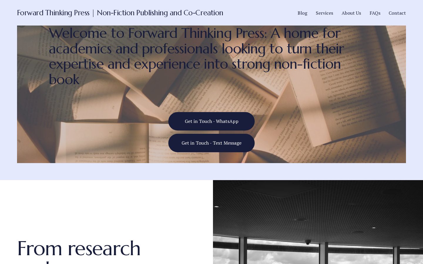 Forward Thinking Press homepage